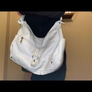 White vintage purse